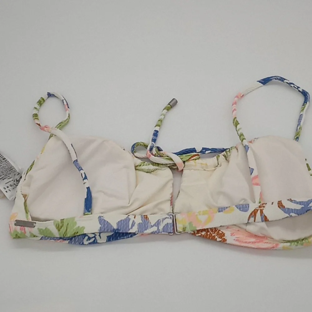 Billabong Ur A Dream Coco Bralette Bikini Top White Floral